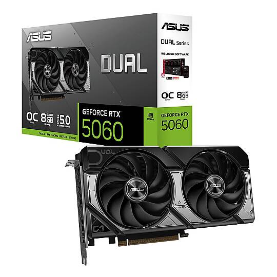 DUAL GeForce RTX 5060 OC 8GB GDDR7 128 Bit DLSS 4 Ekran Kartı