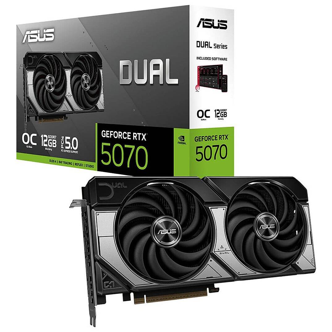 DUAL GeForce RTX 5070 OC 12GB GDDR7 192 Bit DLSS 4 Ekran Kartı - 1