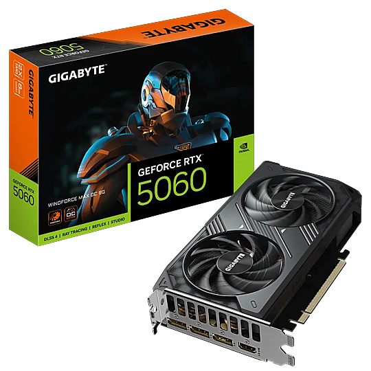 GeForce RTX 5060 WINDFORCE MAX OC 8G GDDR7 DLSS 4 128 Bit Ekran Kartı