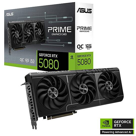 PRIME GeForce RTX 5080 OC 16GB GDDR7 256 Bit DLSS 4 Ekran Kartı