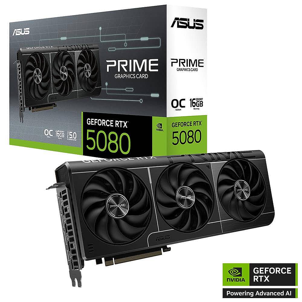 PRIME GeForce RTX 5080 OC 16GB GDDR7 256 Bit DLSS 4 Ekran Kartı - 1