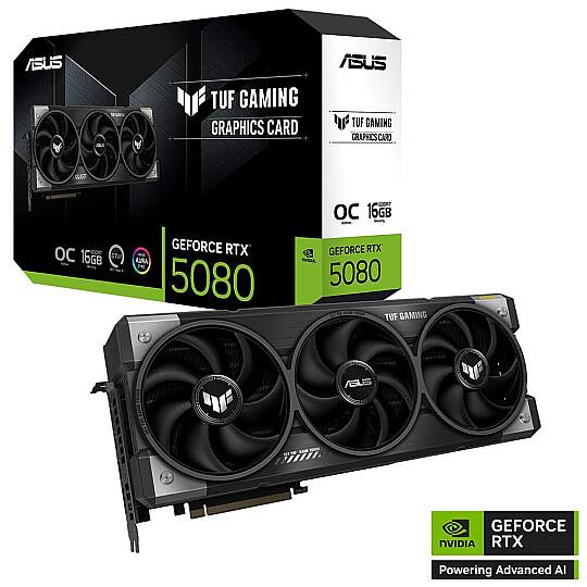 TUF Gaming GeForce RTX 5080 OC 16GB GDDR7 256 Bit DLSS 4 Ekran Kartı